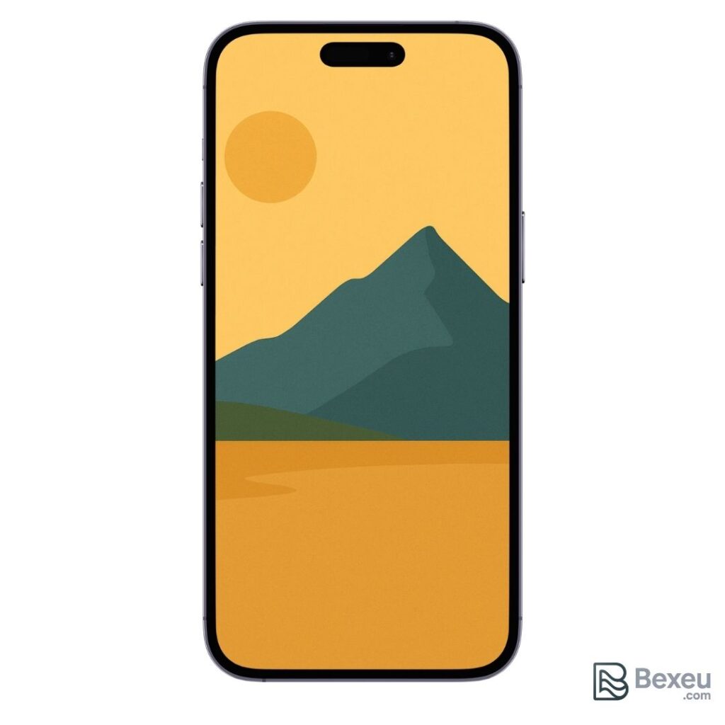 Minimalist Mountain Wallpaper HD Mobile